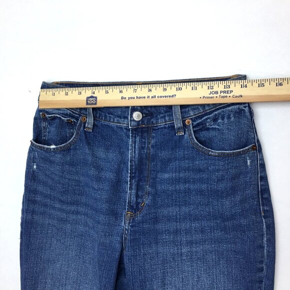 Abercrombie & Fitch Jeans Ankle Straight Ultra High Rise Curve Love Distressed 6 - Picture 4 of 8